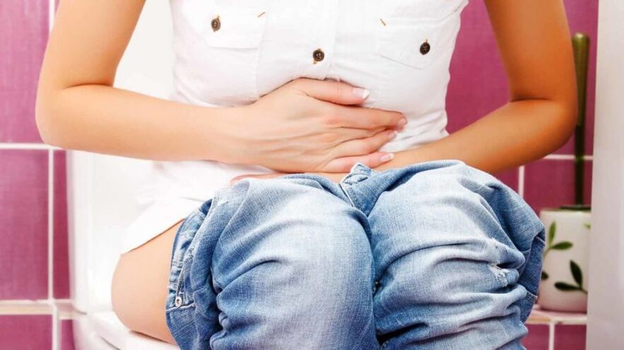 Trastorno intestinal en caso de rexeitamento de fumar